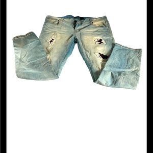 Mens stylish designer jeans w/ flex waist; Sz 40W/ 32L